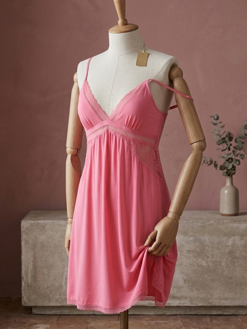 Victoria’s Secret Lace Nightgown – Size XS | Coquette | Y2K Romantic Pink